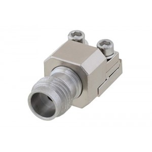 1.85mm Female Connector Clamp/Solder (Captive Contact) Attachment End Launch PCB, Removable End Launch, 0.35 Width