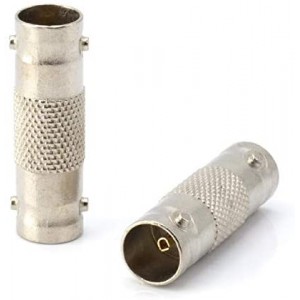BNC Connectors, Female to Female Coupler - 100 Pack - (Barrel Connector) Adapter for Security Camera CCTV, SDI, HD-SDI