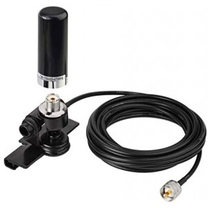 Vehicle Ham Mobile Radio Antenna VHF UHF 136-174MHz 400-470MHz Antenna PL259 Male 5m 16.5 feet ET-RG58