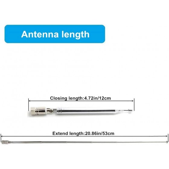 Antenna Scanner Per Uniden Radio BNC Glass Mount 4" Mobile - Foto 7