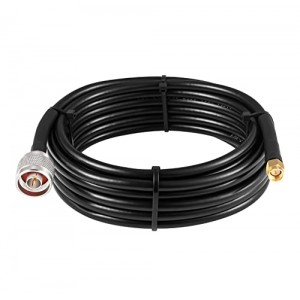 15 ft Low-Loss Coaxial Extension Cable 50 Ohm SMA Male to N Male ConnectorN Male to SMA Male Cable KMR240SMA to N Cable