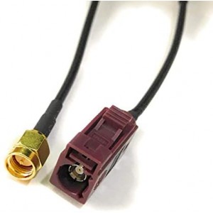 Electronic GSM Antenna Extension Cable Fakra D Female to SMA Male Connector pigital Cable ET-RG174 20cm (15cm)