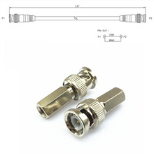 BNC twist-on plug-in connector size