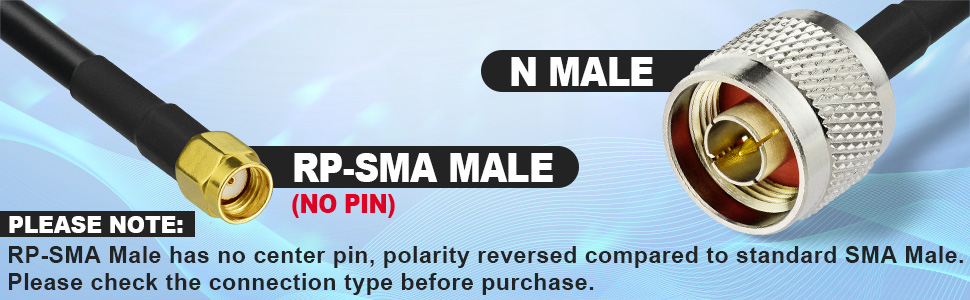 rp-sma male connector
