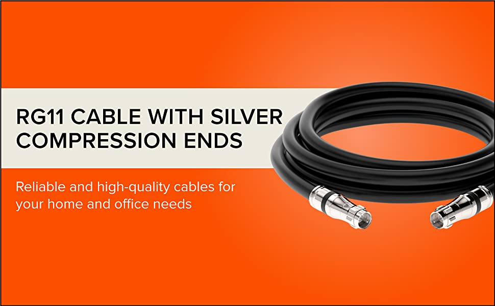 COAXIAL CABLE WITH HIGH GRADE CONNECTORS